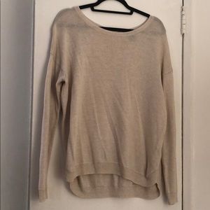 Cream sweater